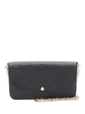 Louis Vuitton Pre-Owned 2010s Pochette Felicie leather bag - Black