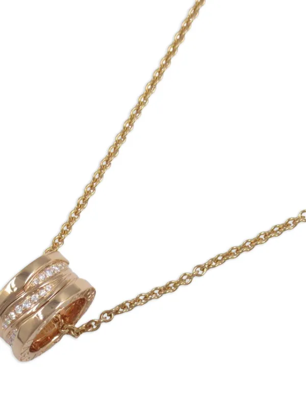 BVLGARI ローズゴールド ネックレス イエローゴールド ブルガリ・ブルガリ ネックレス に オニキス