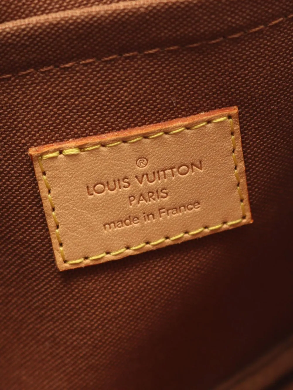 Pre-owned Louis Vuitton 2006 Monogram Belt Bag In Brown