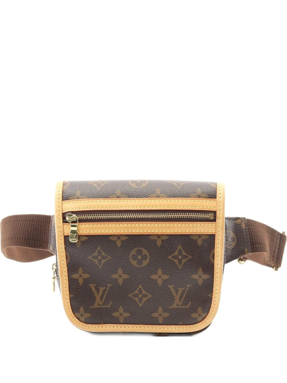 Pre-owned Louis Vuitton 2006 Monogram Belt Bag In Brown