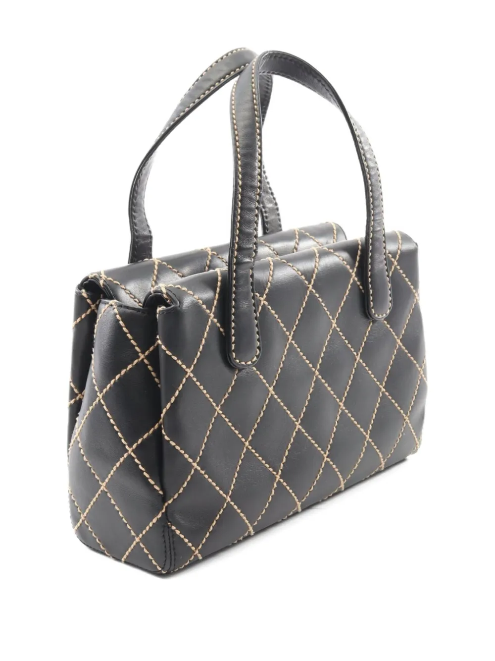 CHANEL Pre-Owned 2000~2002 small diamond-quilting tote bag | Pre-Owned | Image 2