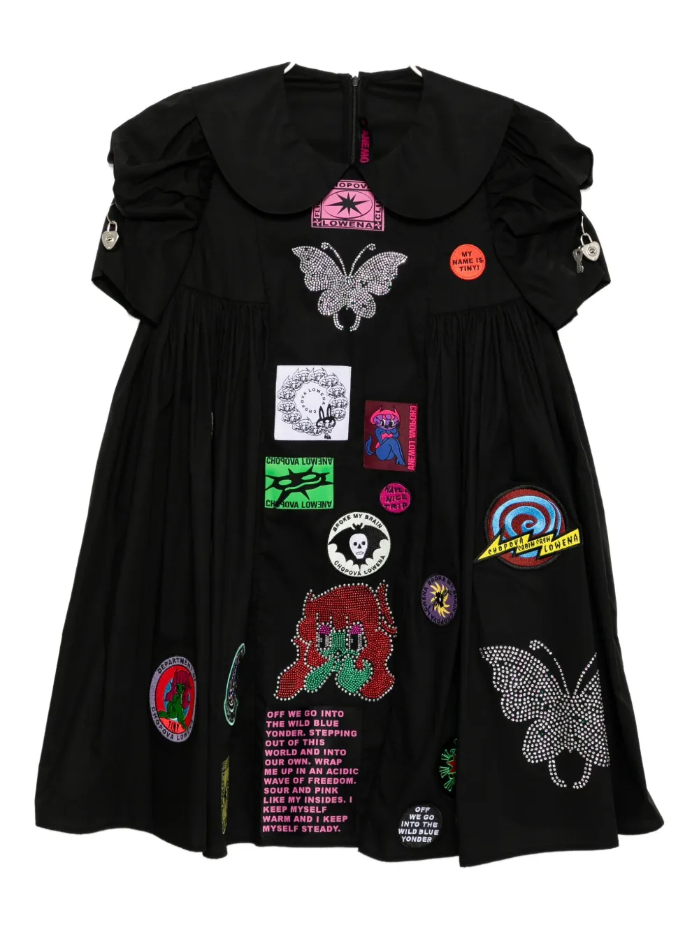 Chopova Lowena Alibi Dress In Black