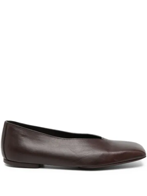 Rick Owens leather ballet flats