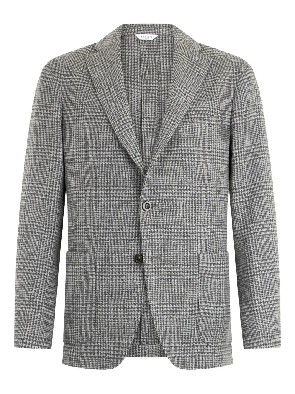 Boglioli checked single-breasted blazer | Grey | Image 1