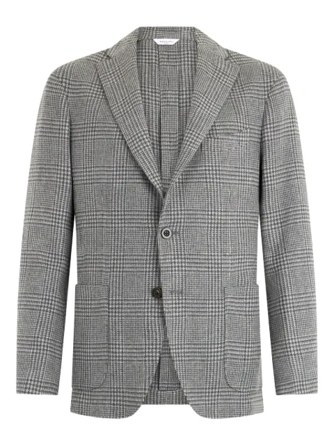 Boglioli checked single-breasted blazer