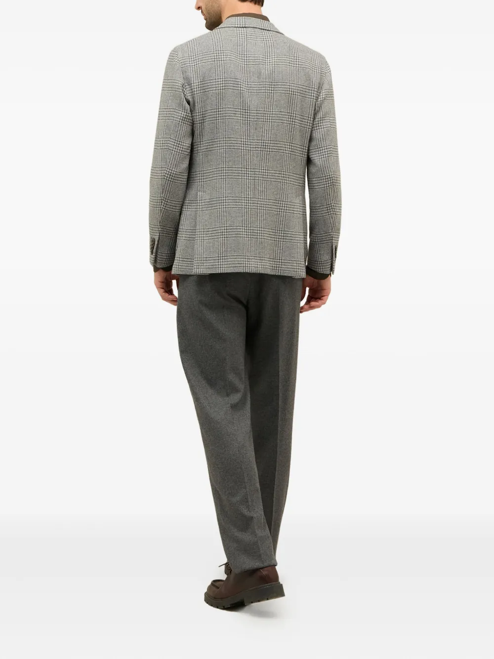 Boglioli Geruite blazer Grijs