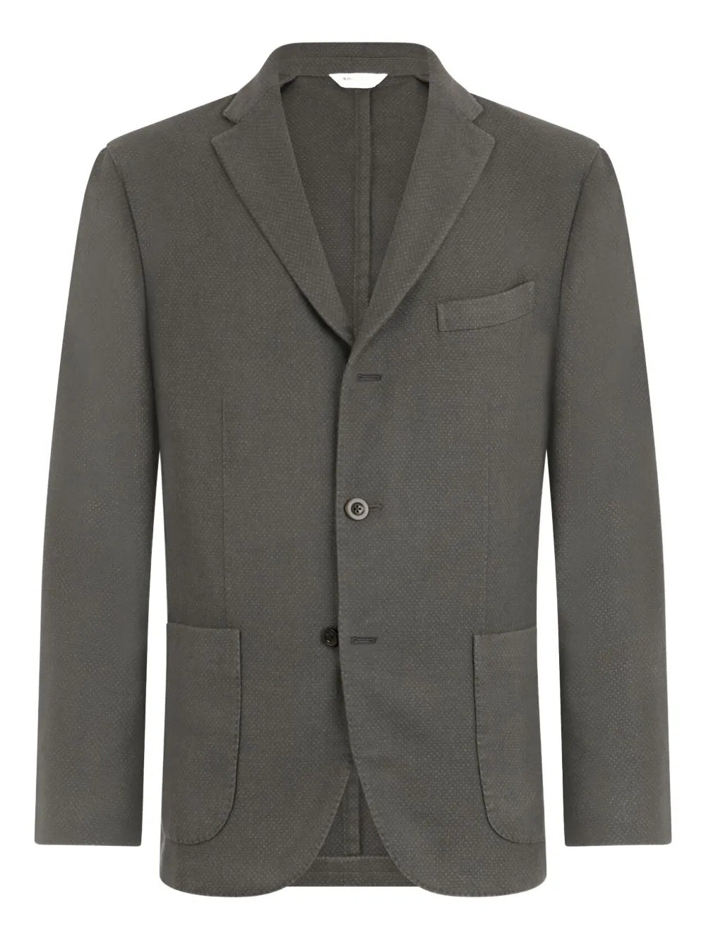 Boglioli textured three-button blazer | Grey | Image 1