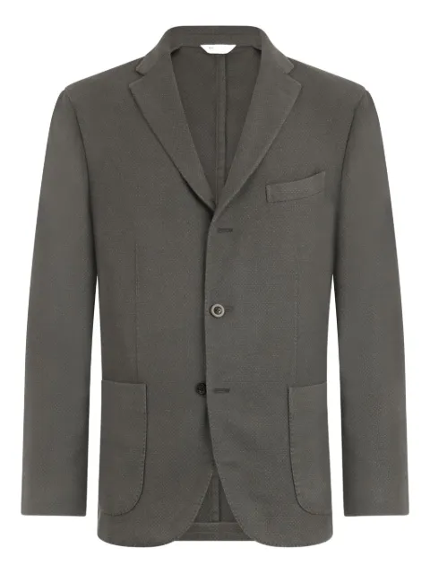 Boglioli textured three-button blazer