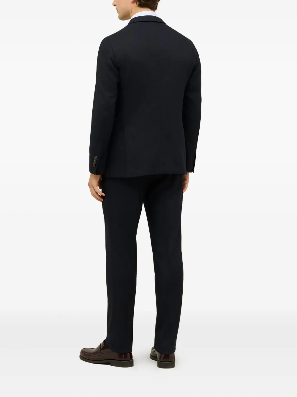 Boglioli Pak met opgestikte zak Blauw