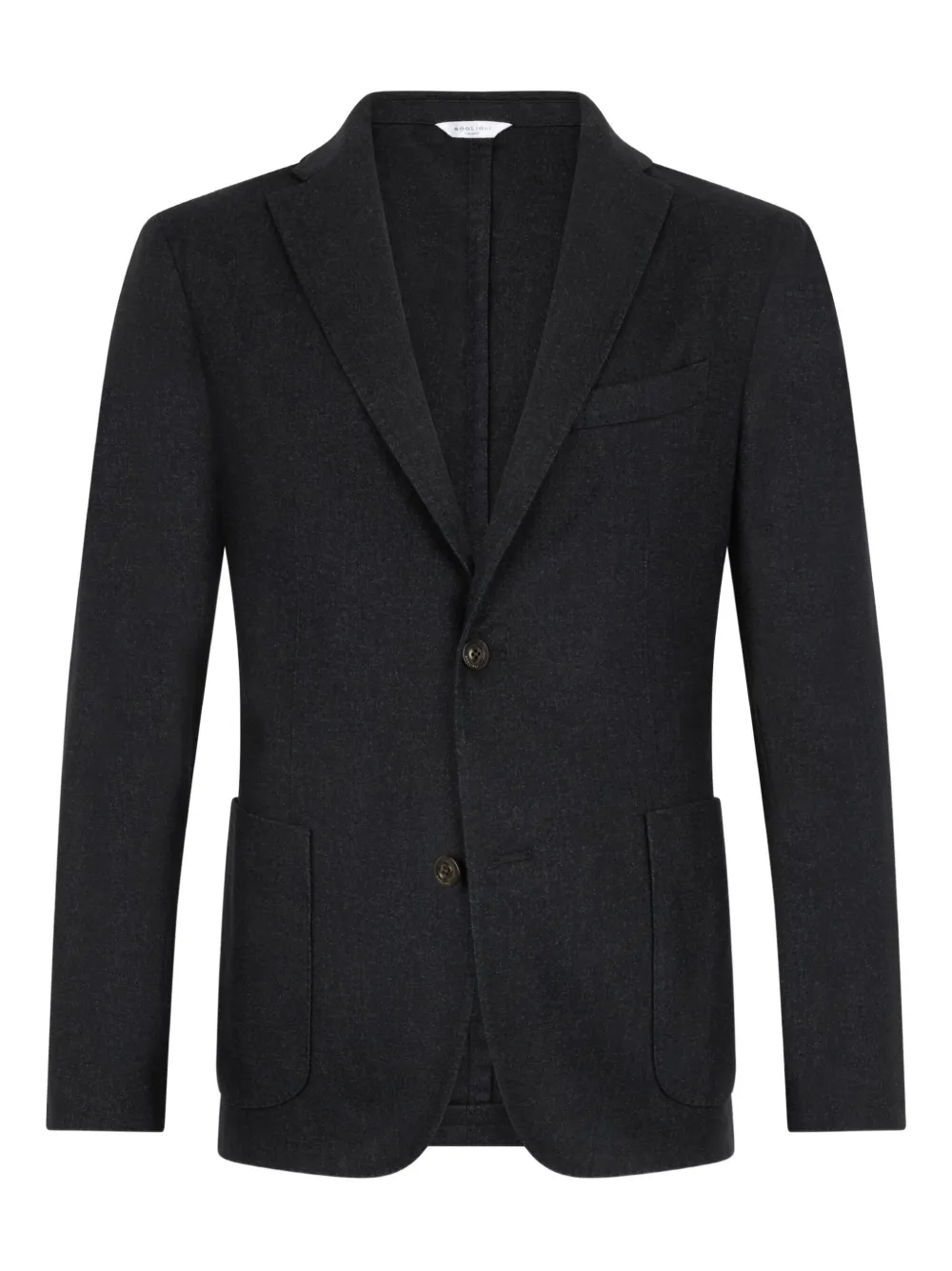 Boglioli two-button patch-pocket jacket Grijs