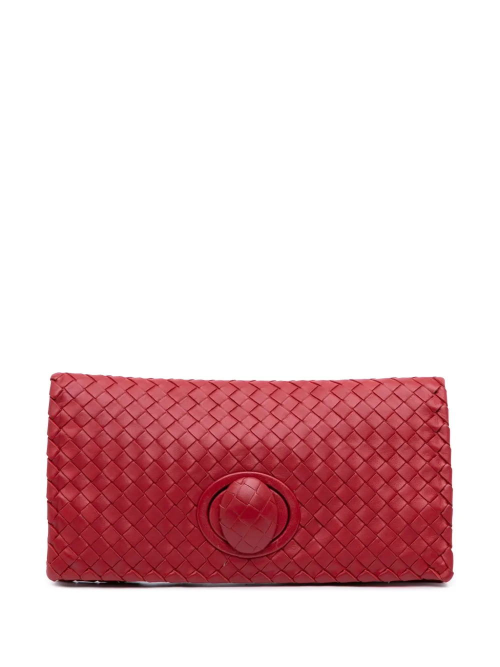 2012-2025 Nappa Intrecciato Turn Lock clutch bag
