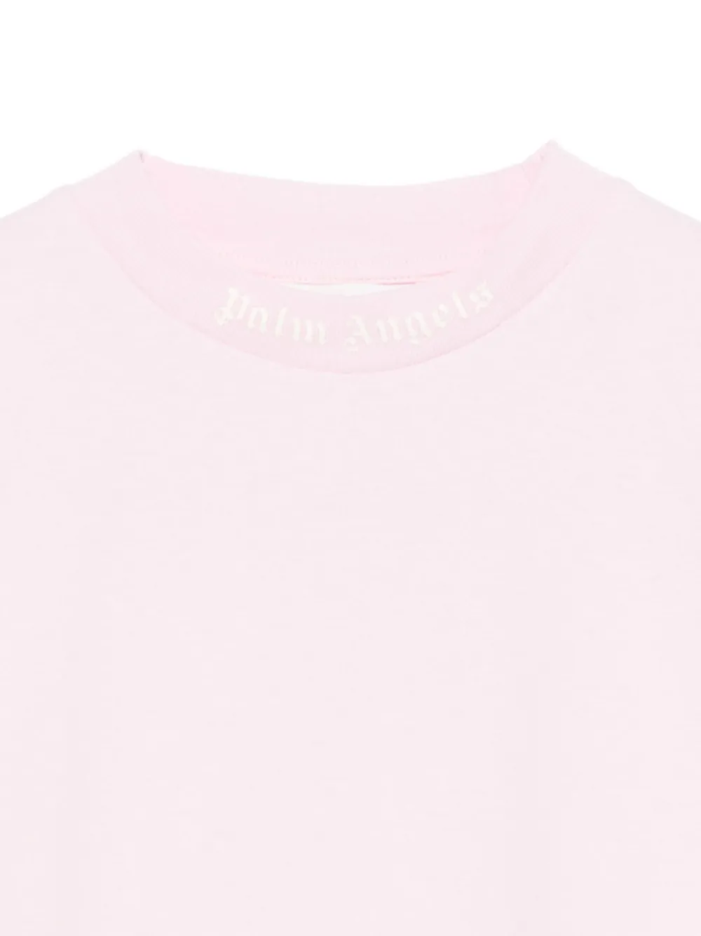 Neck-Logo Cotton T-Shirt