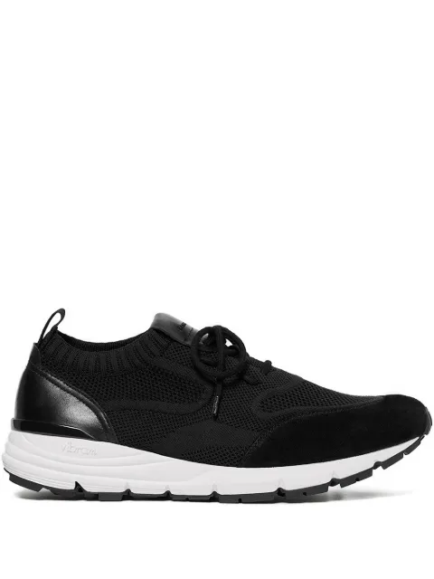 Scarosso Robbie knitted suede sneakers