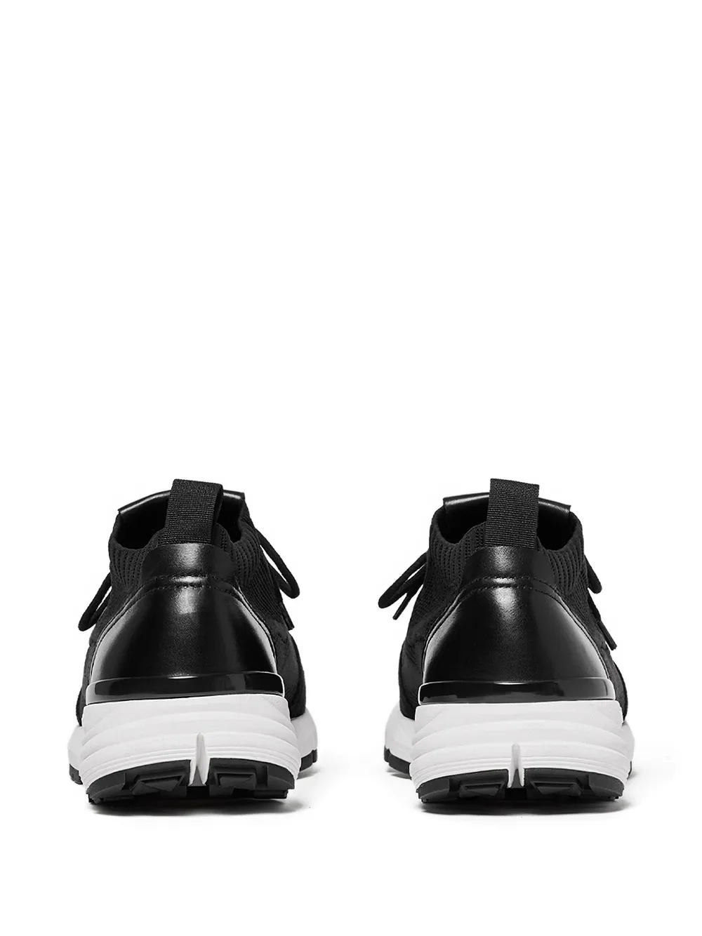 Scarosso Robbie knitted suede sneakers Zwart