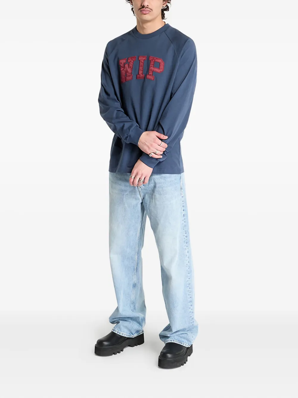 Carhartt WIP raglan-sleeve sweatshirt Blauw