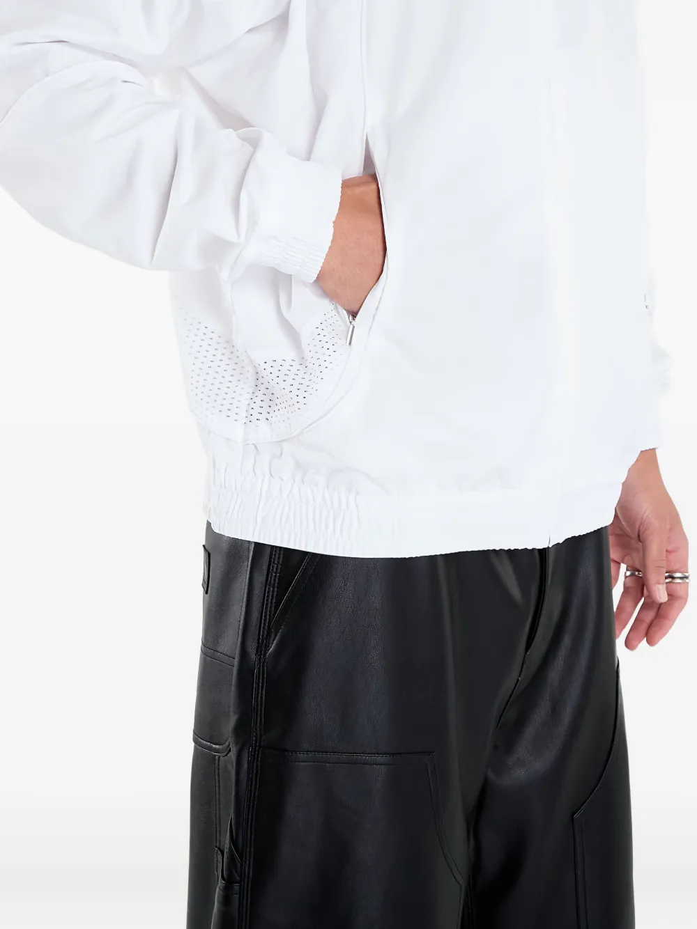 Puma X Skepta Hoodie Mesh-panel Jacket In White