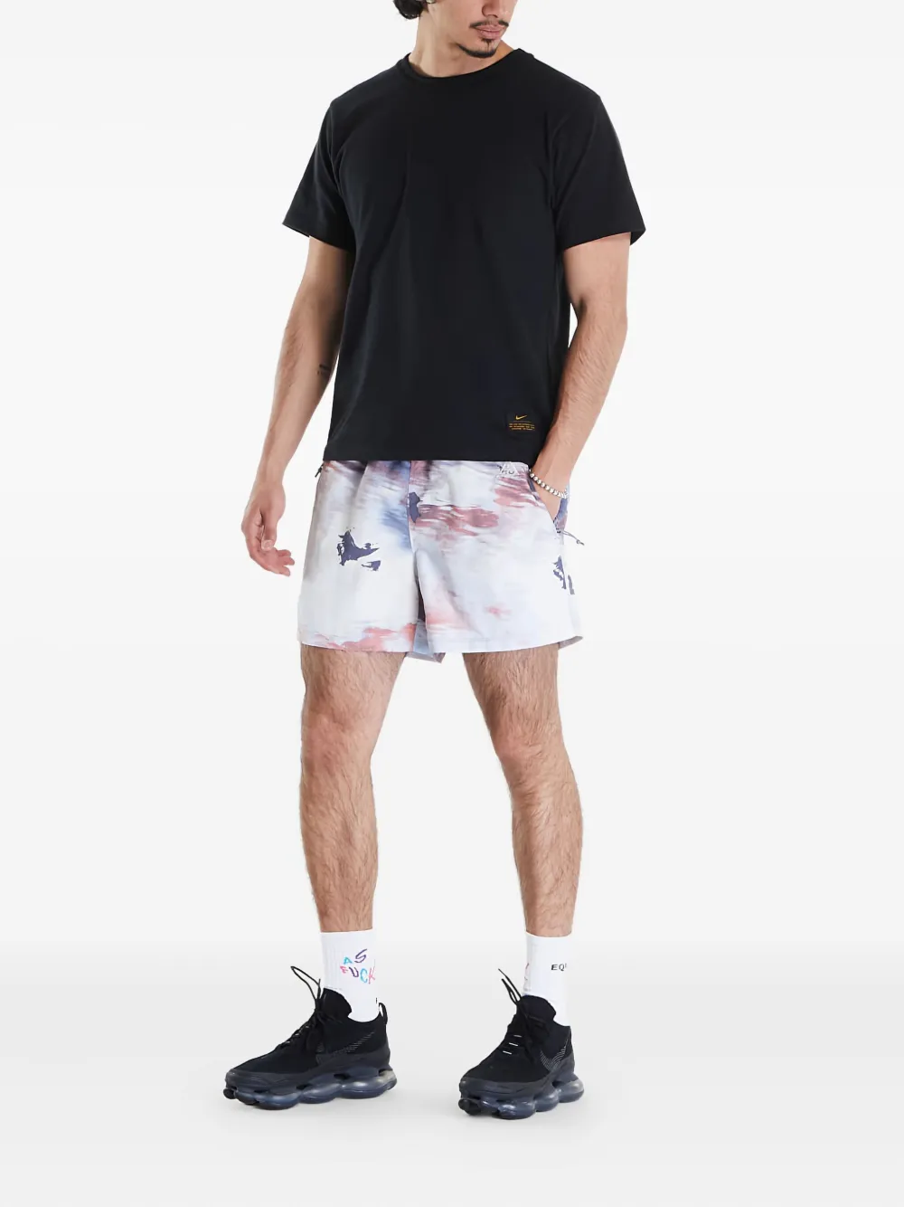 Nike Shorts met print Blauw