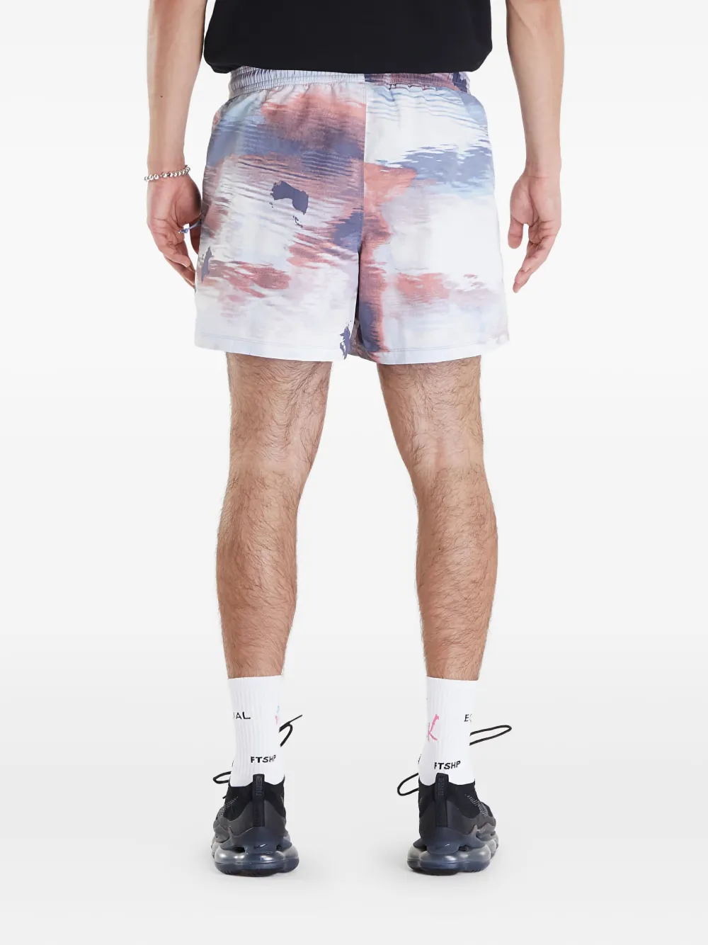 Nike Shorts met print Blauw