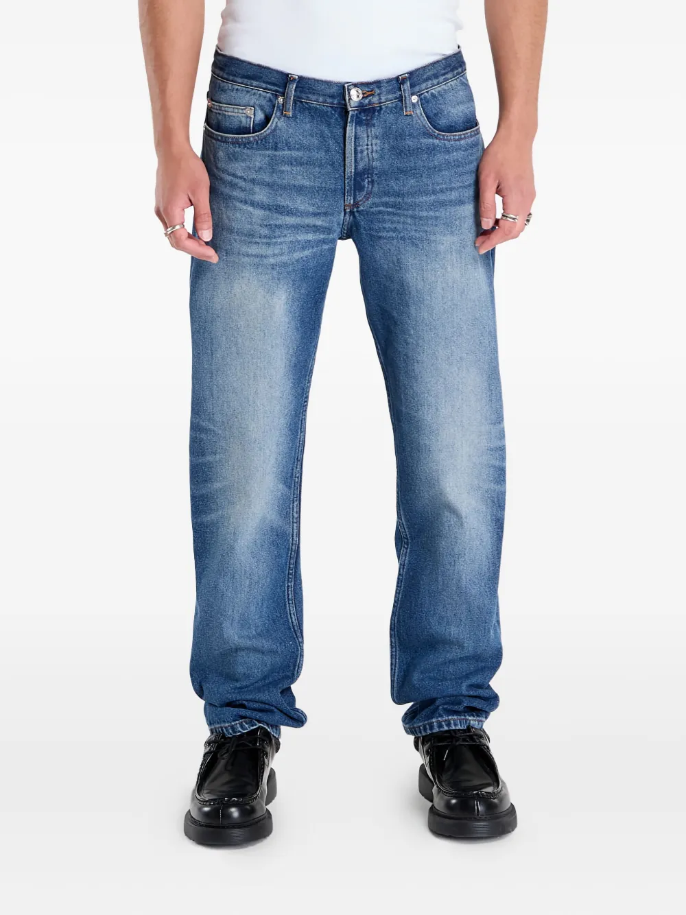 A.P.C. Straight jeans Blauw