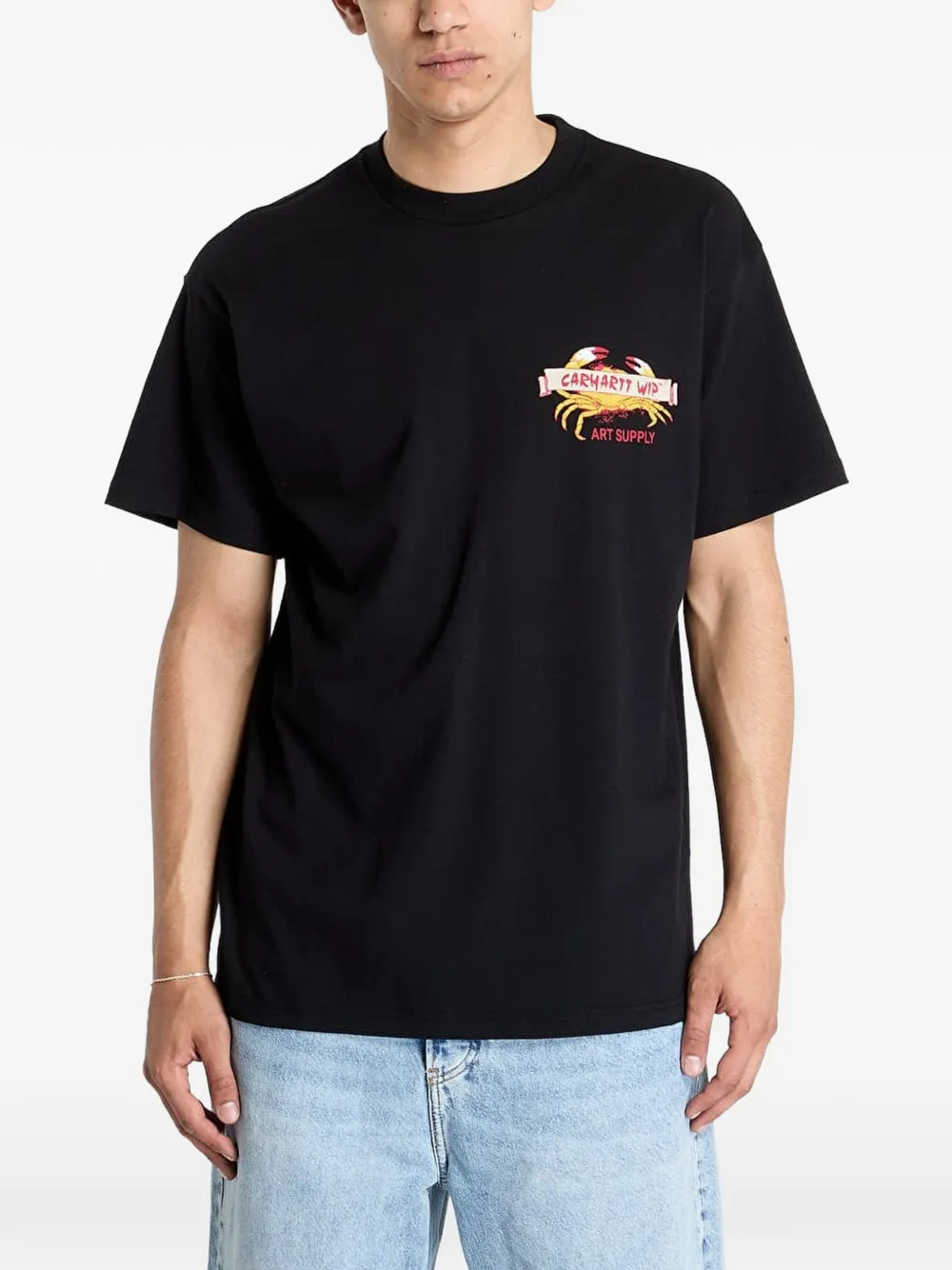 Carhartt WIP crab paint short-sleeve T-shirt - Schwarz