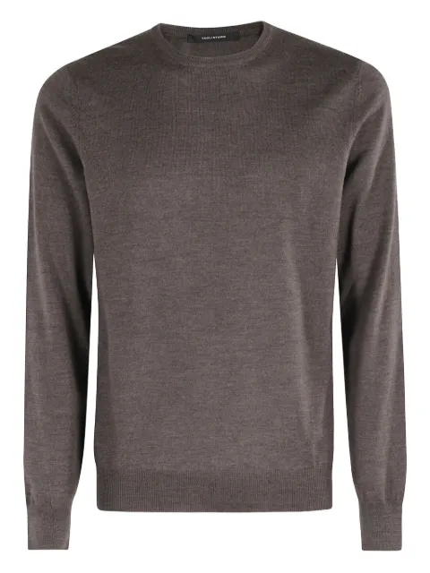 Tagliatore Trui van scheerwol met ronde hals