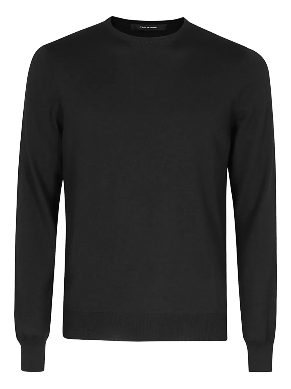 Tagliatore Trui met ronde hals Zwart