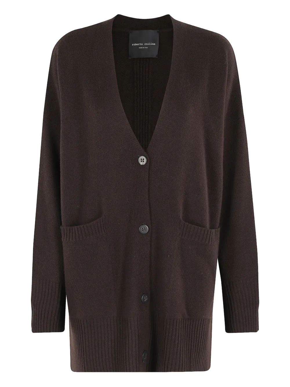 Roberto Collina ribbed-knit cardigan Bruin