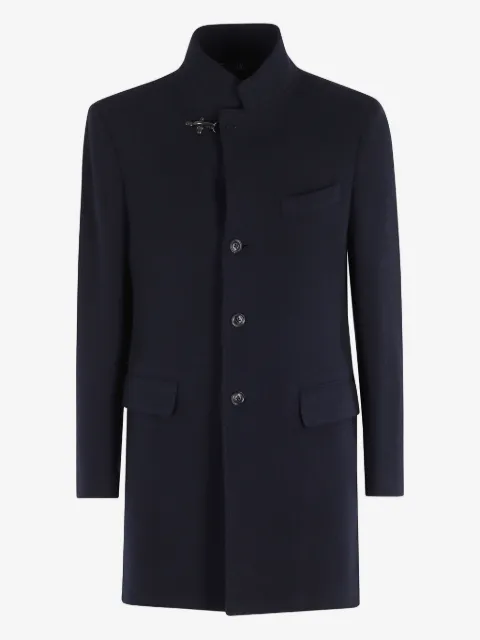 Fay wool single-breasted coat