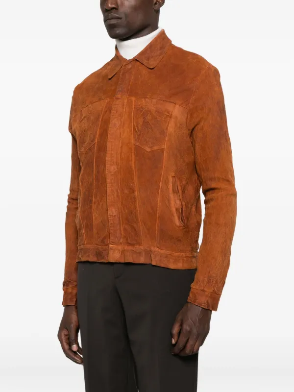 GIORGIO BRATO ブラウン レザージャケット Giorgio Brato レザージャケット | ブラウン | FARFETCH JP