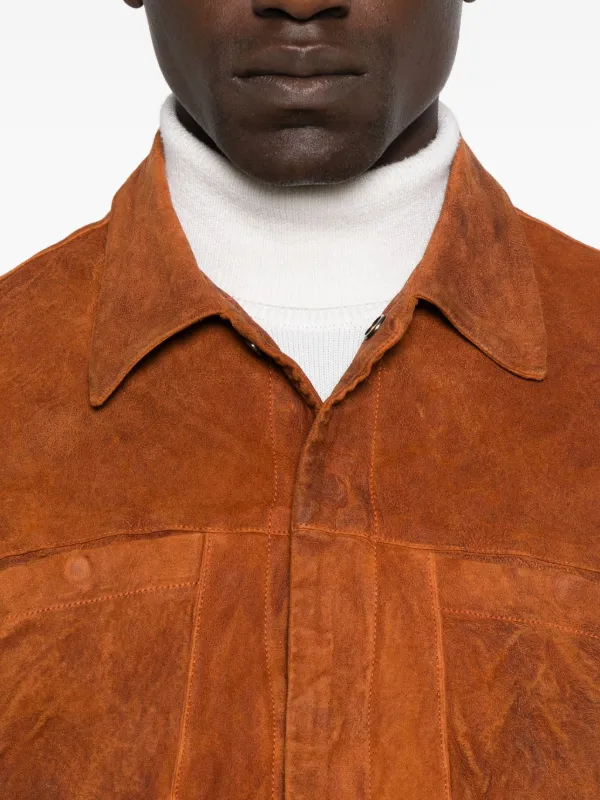 GIORGIO BRATO ブラウン レザージャケット Giorgio Brato レザージャケット | ブラウン | FARFETCH JP