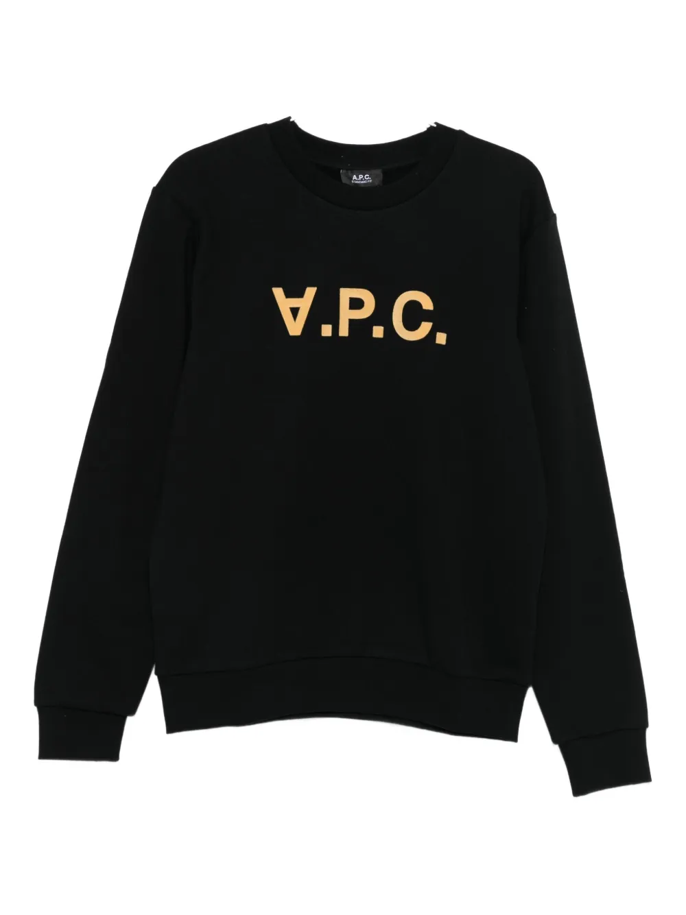 A.P.C. Sweater met geborduurd logo Zwart