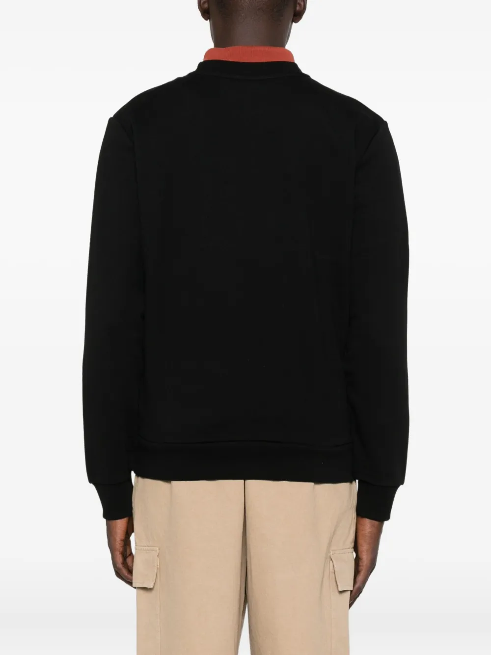 A.P.C. Sweater met geborduurd logo Zwart