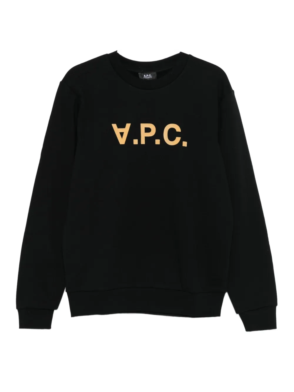 A.P.C. logo-embroidered sweatshirt | Black | Image 1
