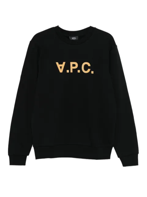 A.P.C. logo-embroidered sweatshirt