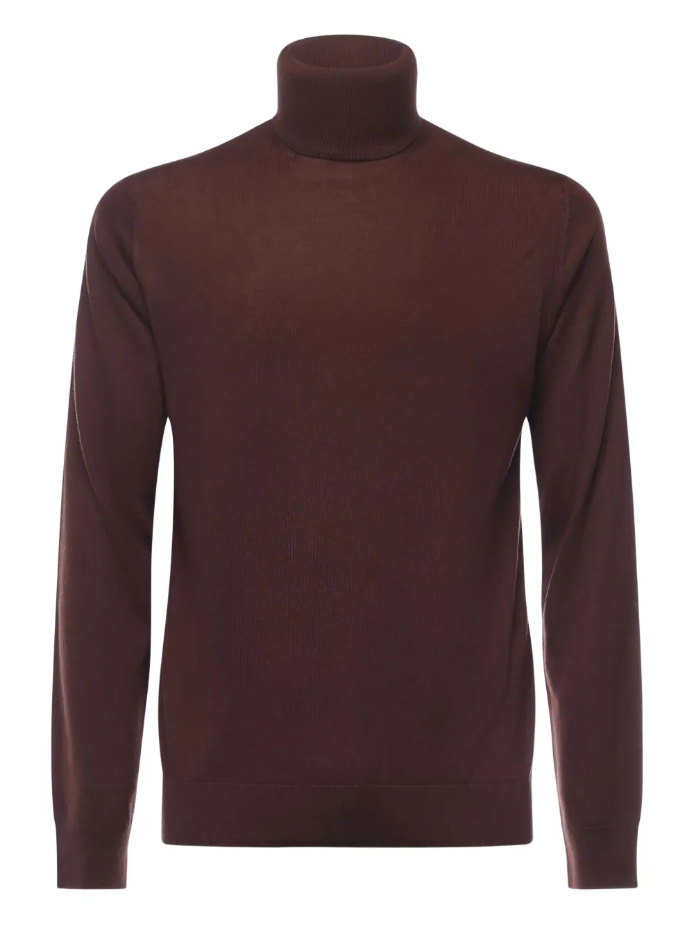 ALPHA STUDIO roll-neck long-sleeved sweater | Brown | Image 1