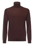 ALPHA STUDIO roll-neck long-sleeved sweater - Brown