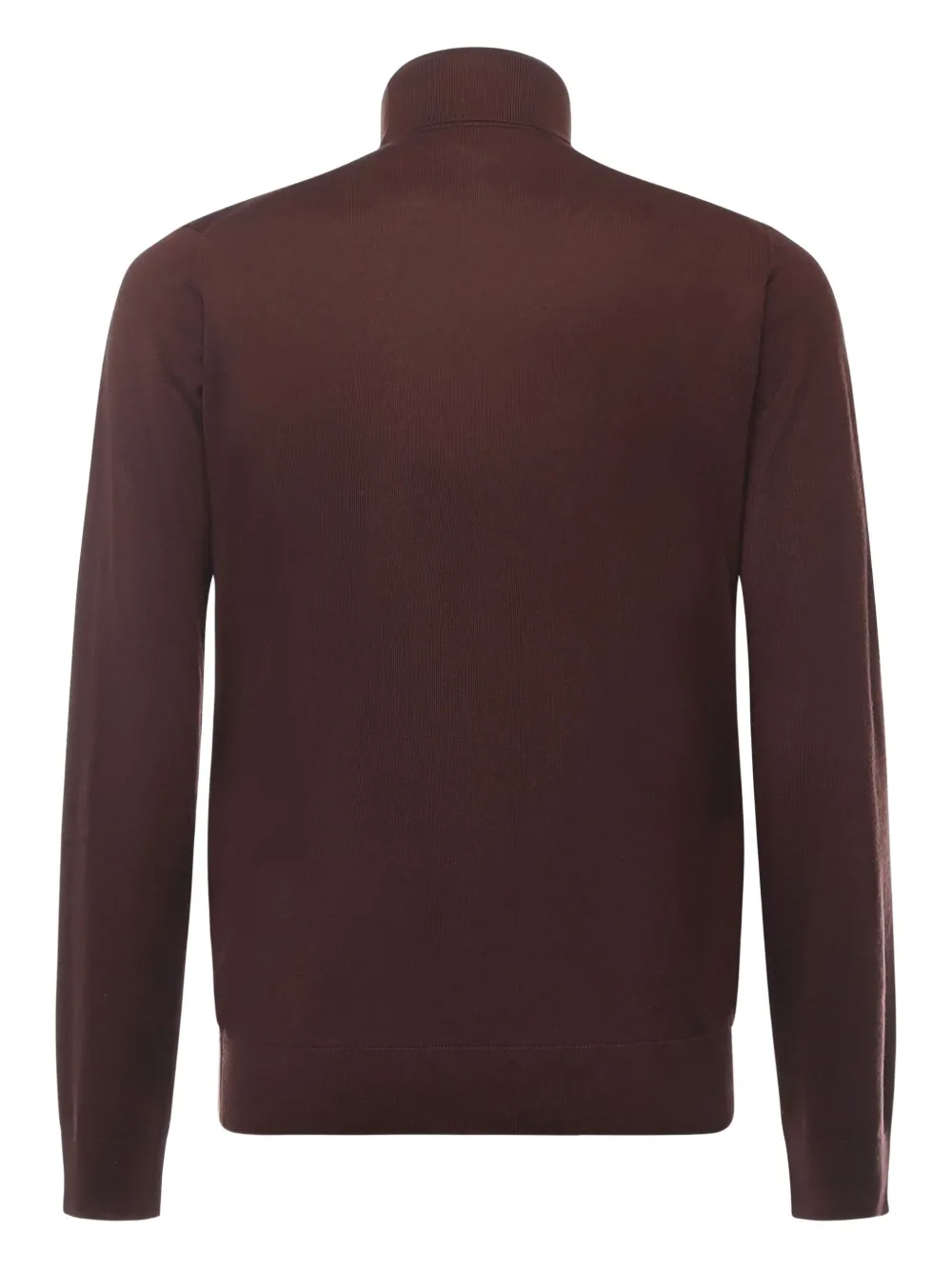 ALPHA STUDIO roll-neck long-sleeved sweater - Bruin