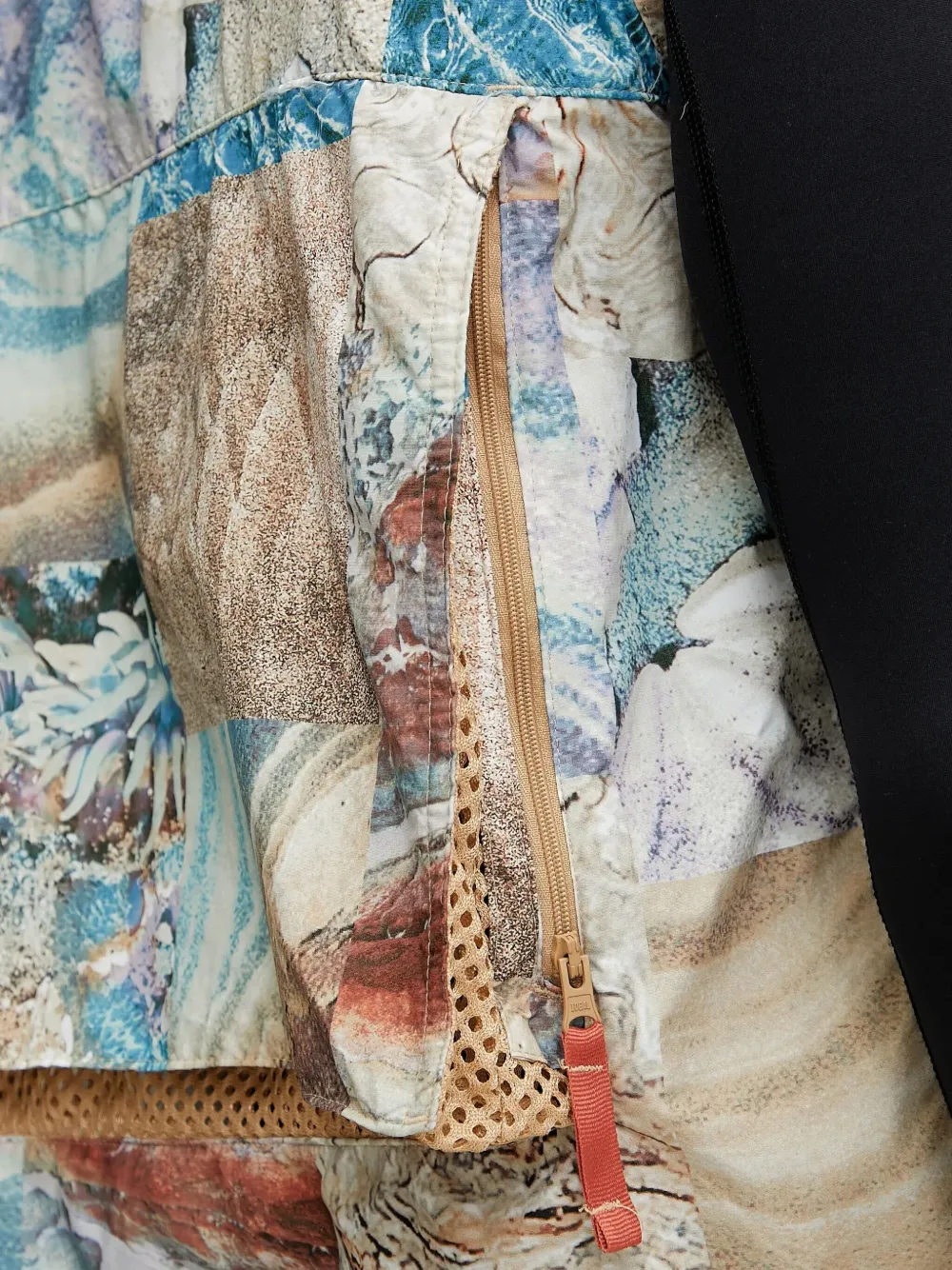 Columbia patchwork-print gilet 335 BEIGE