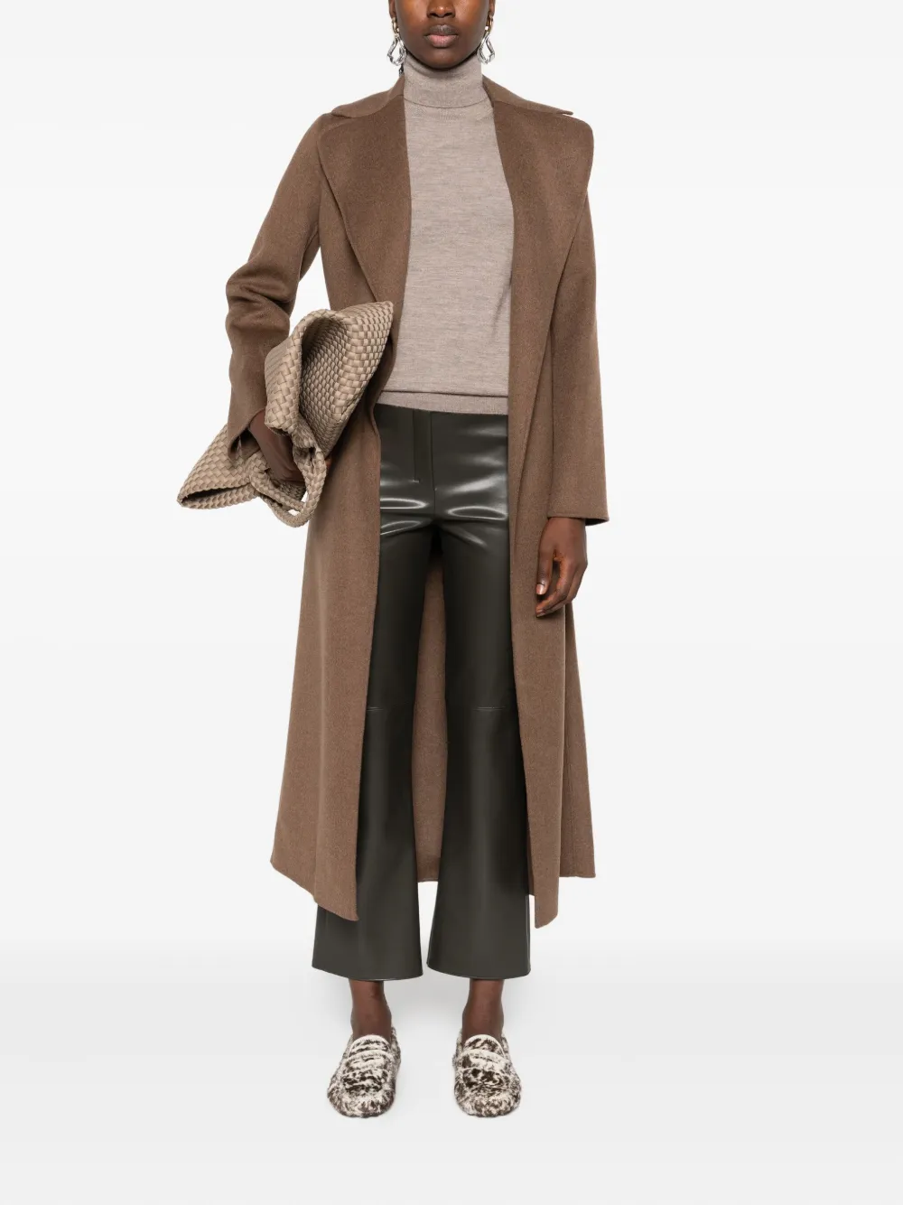 'S Max Mara Flared broek met vlakken - Groen