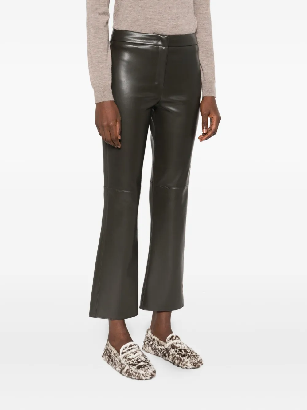 'S Max Mara Flared broek met vlakken Groen