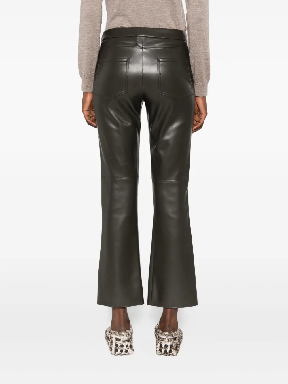 'S Max Mara Flared broek met vlakken Groen