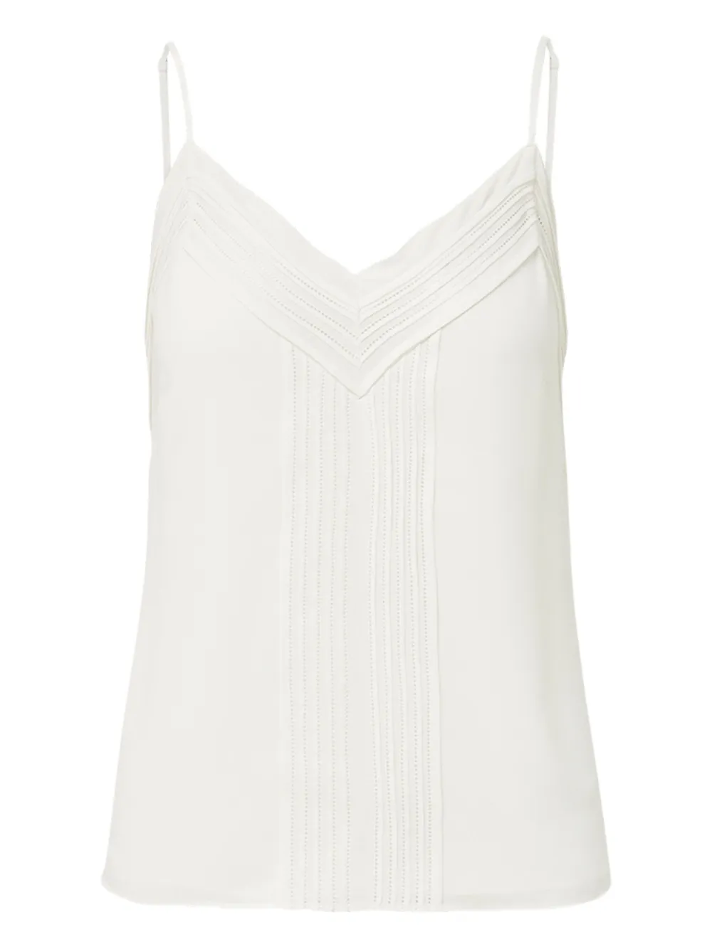 Veronica Beard pleated-front tank top Beige