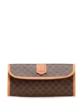 Céline Pre-Owned 1997 Macadam Coated Canvas clutch bag - Brown