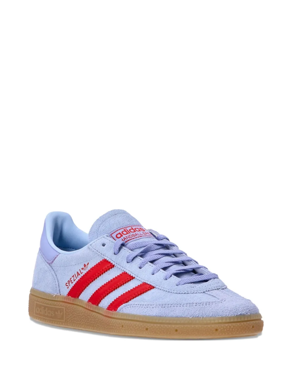 adidas Originals Handball Spezial 3-Stripes suede trainers Purple