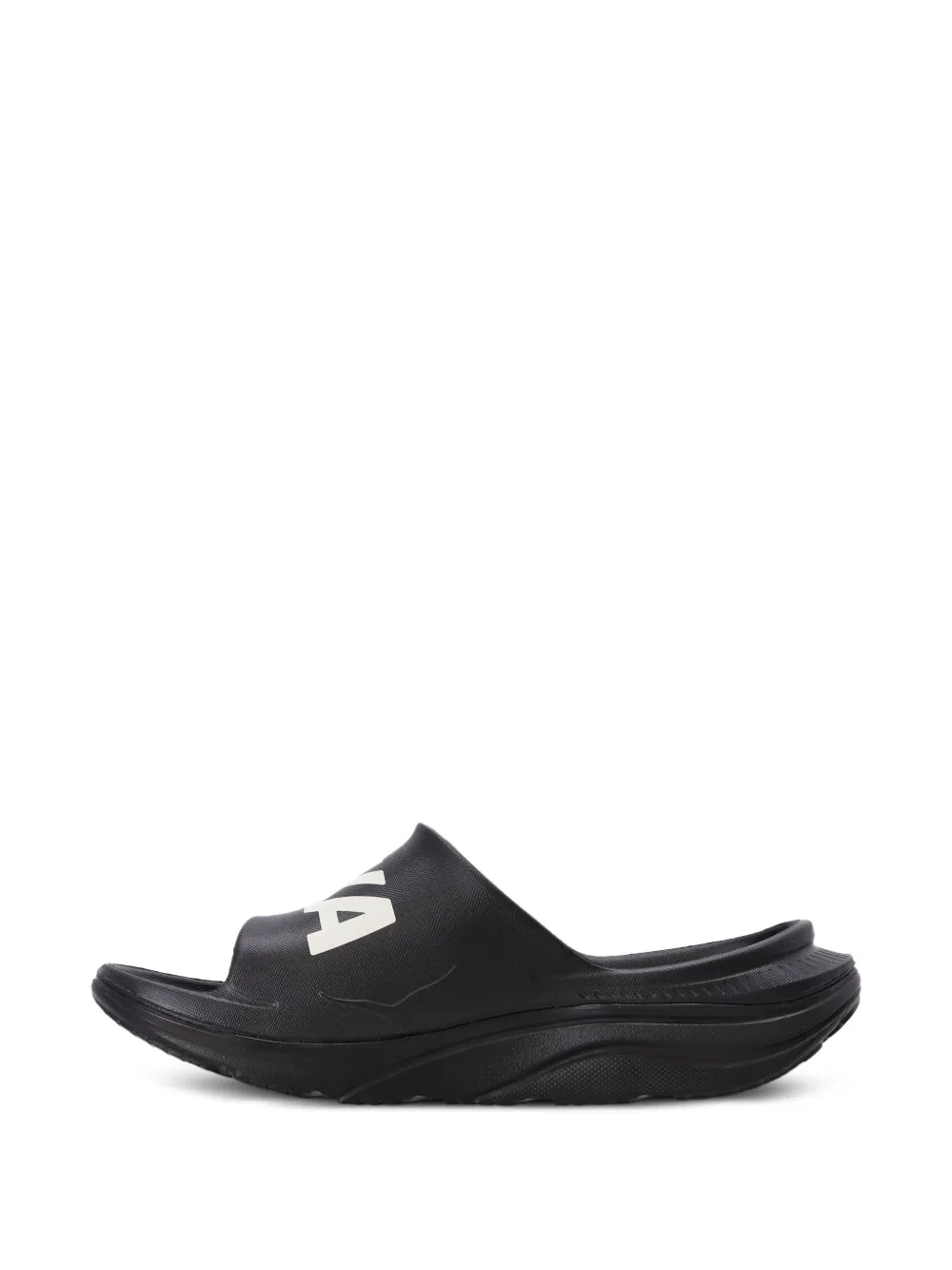 HOKA logo-motif slides Black