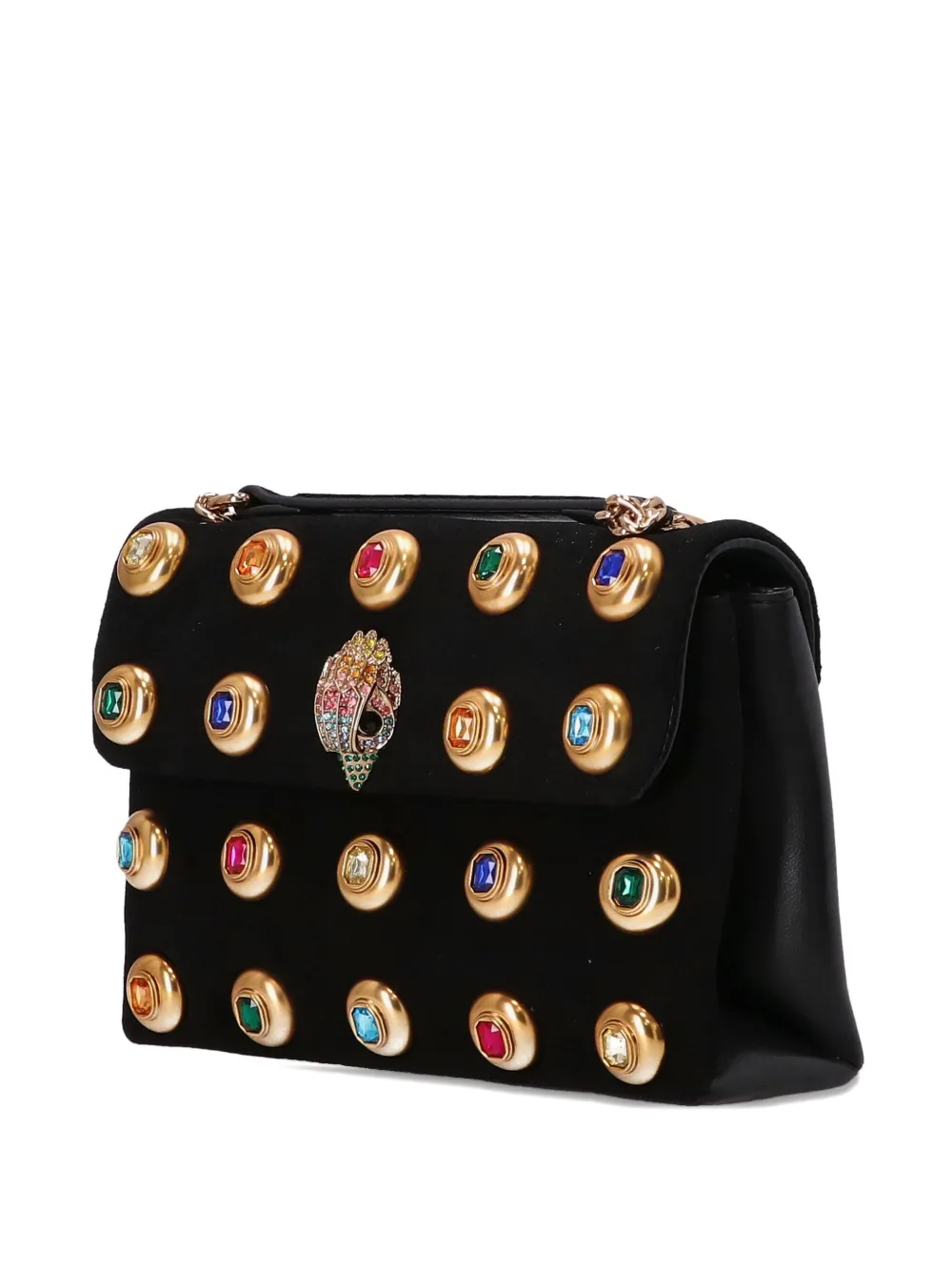 Kurt Geiger Kensington Jewel-embellished Tote Bag In Black