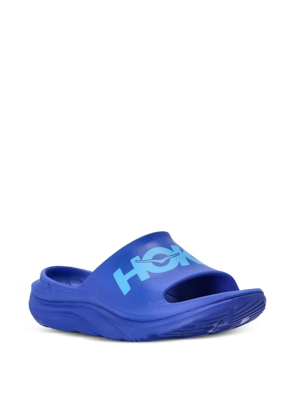 HOKA logo-motif slides Blue