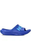 HOKA logo-motif slides - Blue