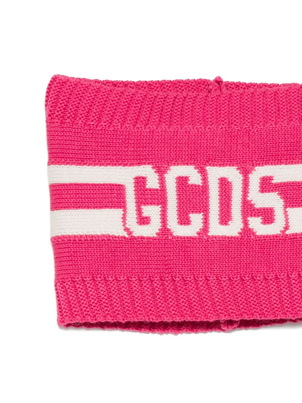 Gcds Kids GCDS sjaal met logostreep - Roze