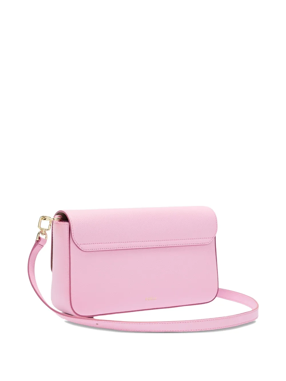 Furla Iride Flap-lock Satchel In Pink